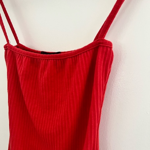 MISSGUIDED | Ribbed Spaghetti Strap Bodysuit - Picture 3 of 8